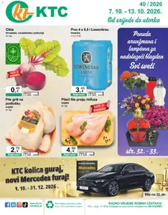 Pregled letka KTC Katalog trgovine KTC vrijedi od 07.10.2026