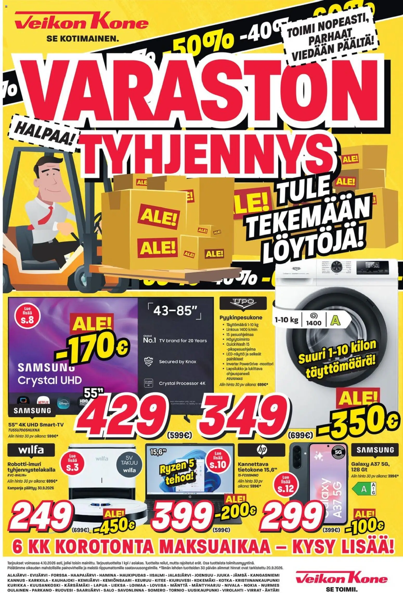 Kaupan Veikon Kone Veikon Kone tarjoukset esikatselu, voimassa 21/09/2026 - TV, Tietokone
