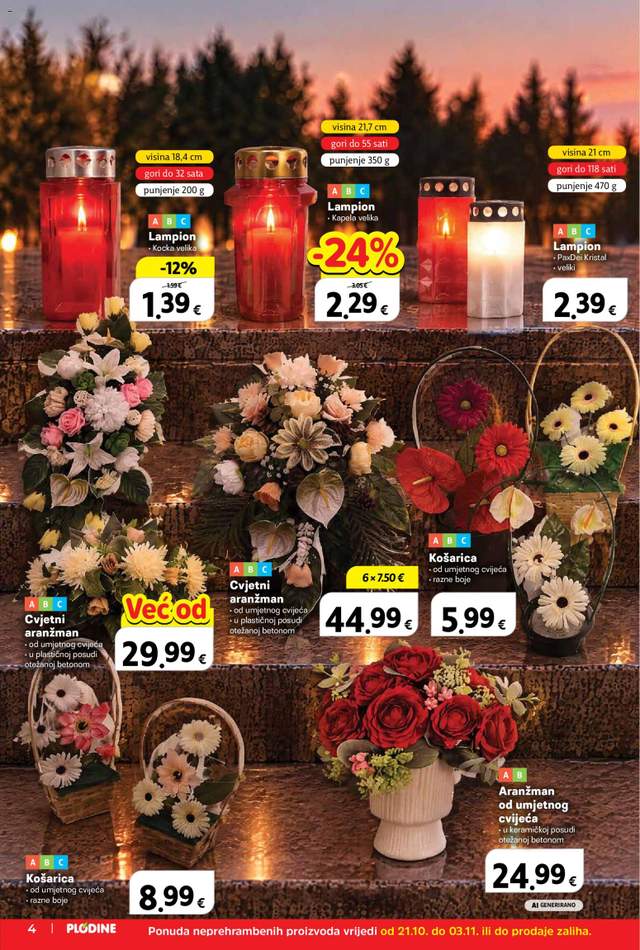 Novi Plodine katalog od 21.10.