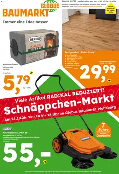Vorschau von dem Prospekt des Geschäftes Globus Baumarkt, gültig ab dem 19.10.2026