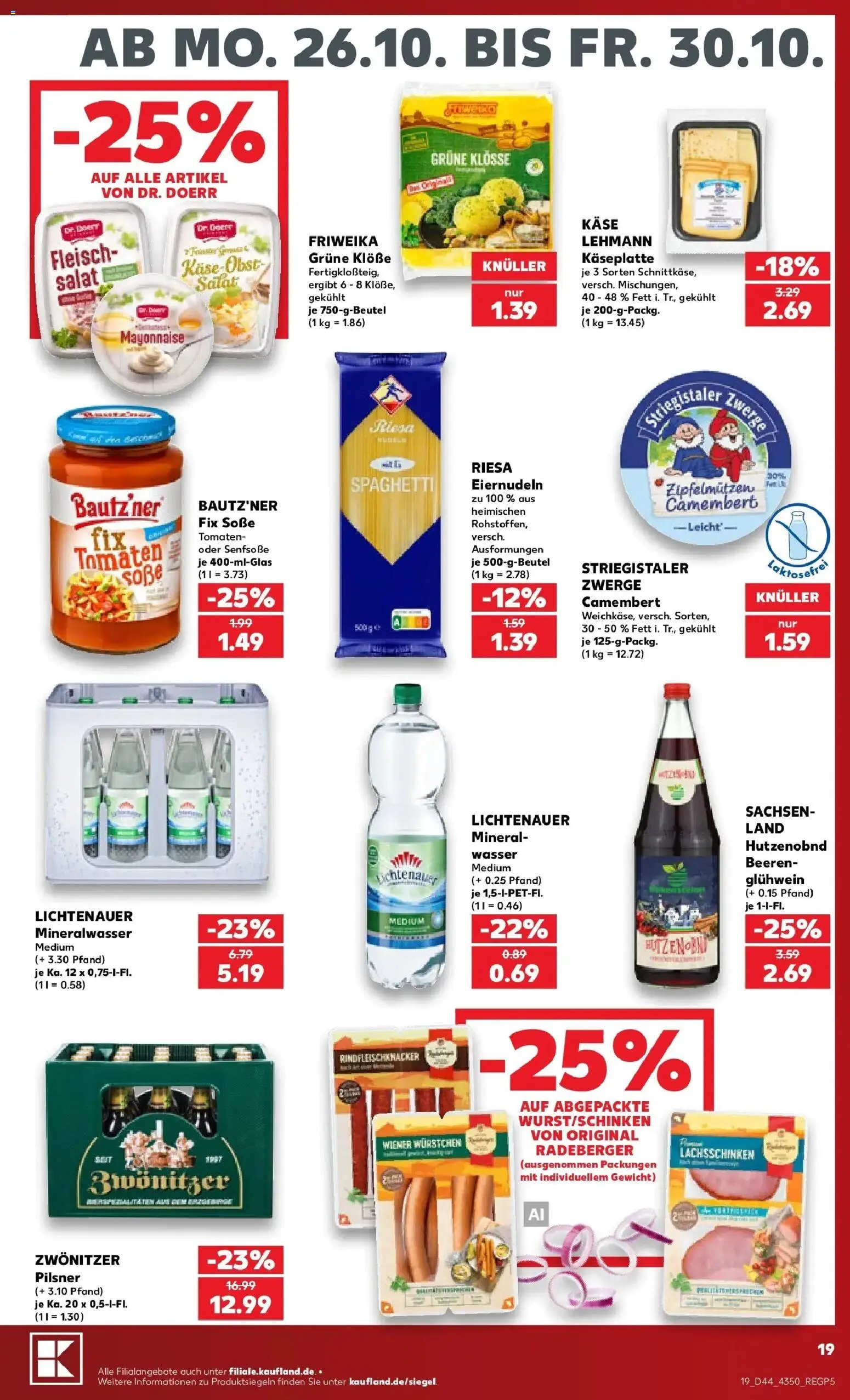 Vorschau von dem Prospekt des Geschäftes Kaufland, gültig ab dem 26.10.2026