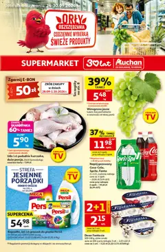 Pogląd gazetki "Auchan gazetka" ze sklepu Auchan ważnej od 24.09.2026