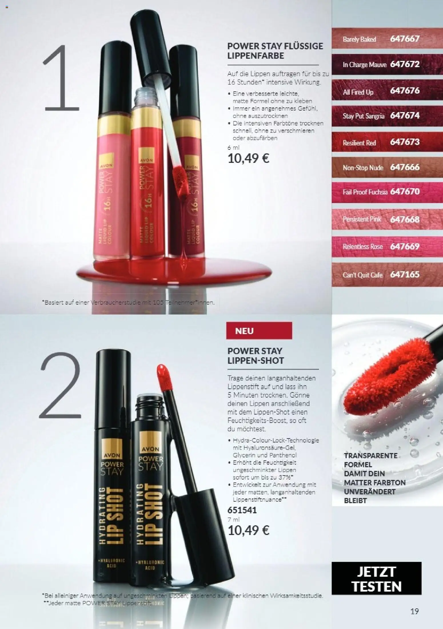 Vorschau von dem Prospekt des Geschäftes Avon, gültig ab dem 01.10.2026 - Lippenstift