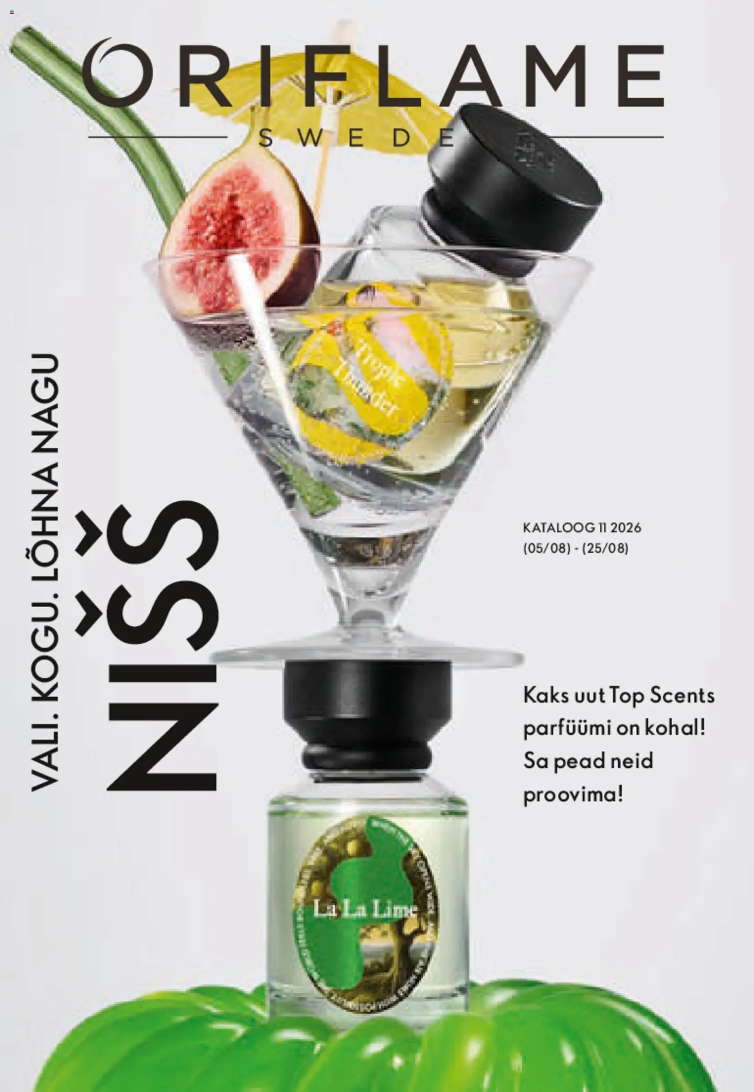 Oriflame kliendilehe eelvaade alates 05.08.2026