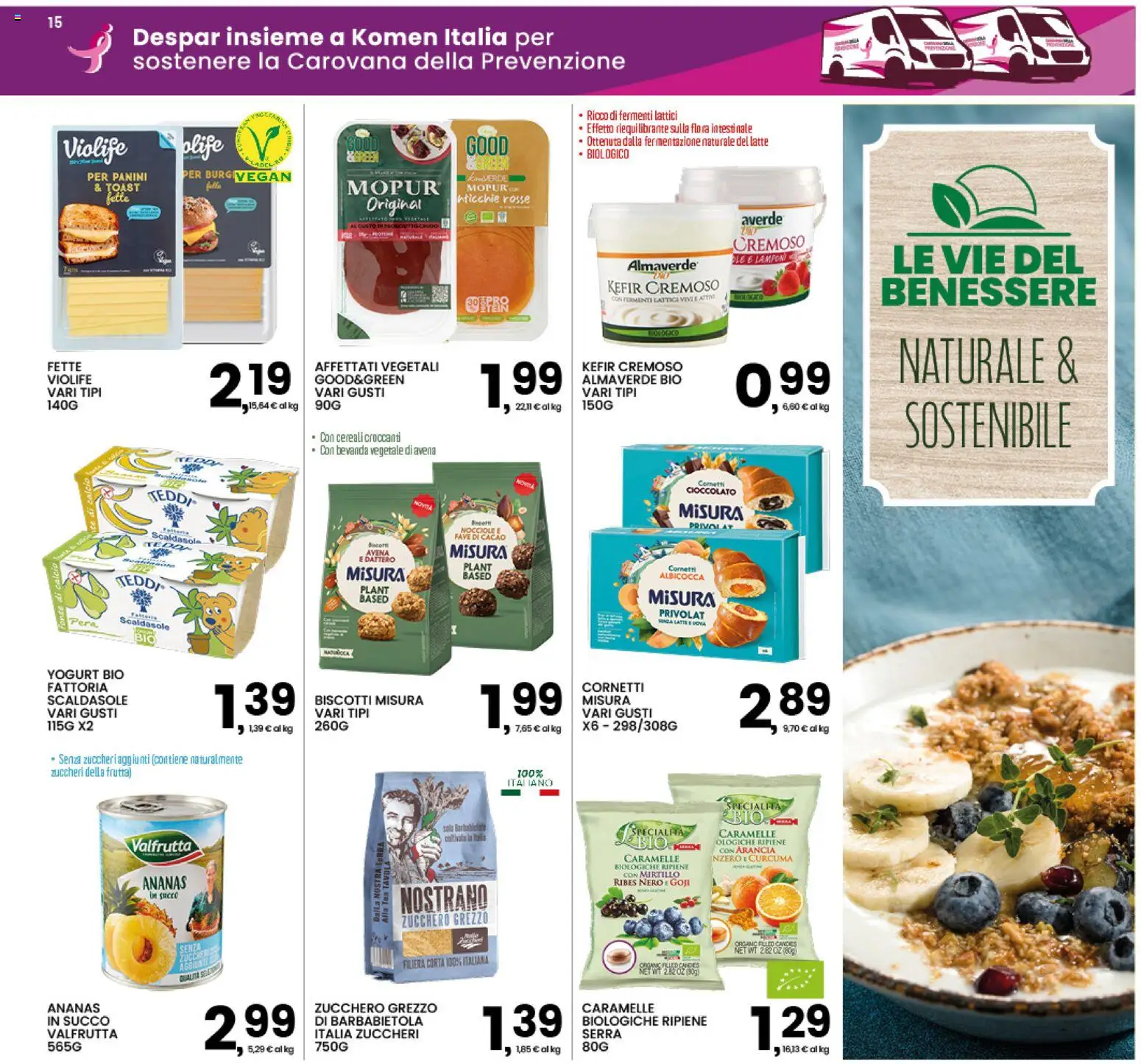 Anteprima dell'opuscolo Interspar volantino dal negozio Interspar valido da 22/10/2026 - Biscotti, Zucchero, Terra, Cioccolato, Barbabietola, Ananas, Pera, Cacao