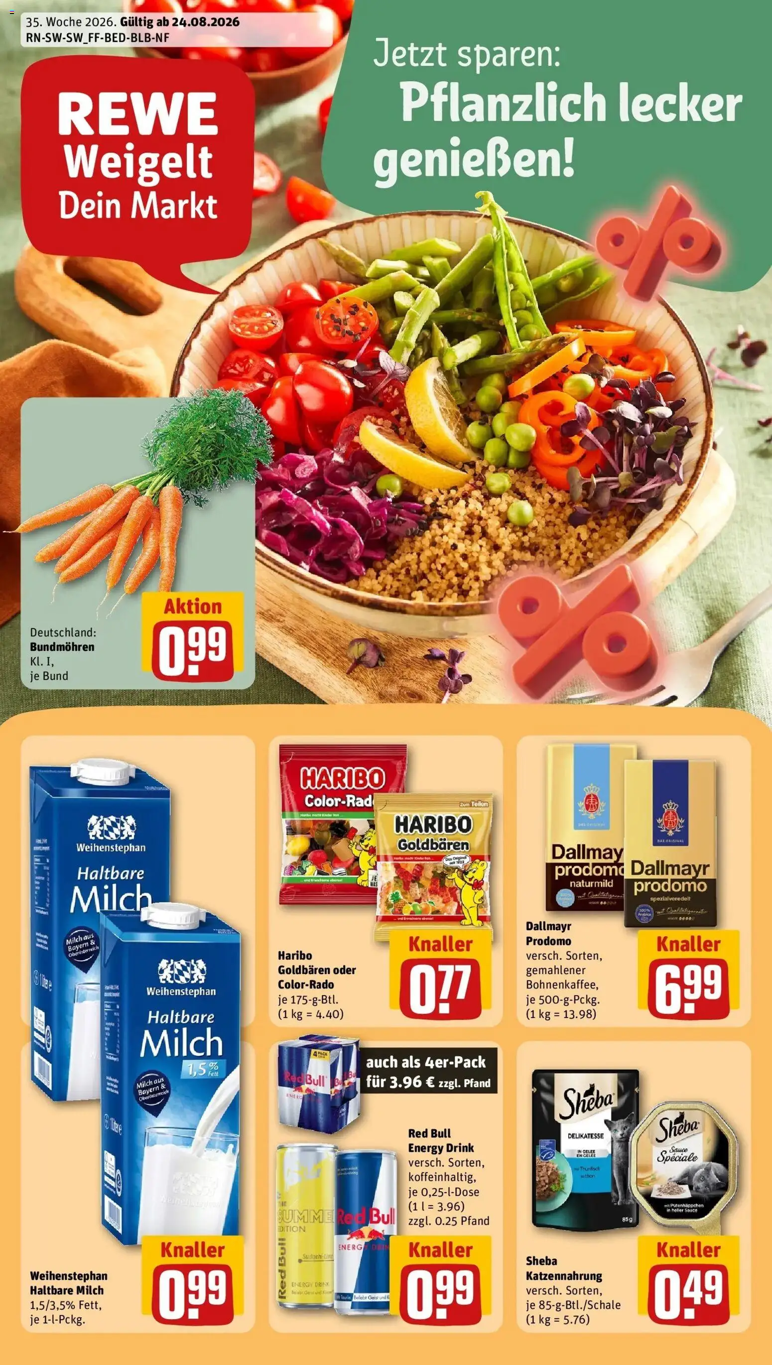 Vorschau von dem Prospekt des Geschäftes Rewe, gültig ab dem 24.08.2026