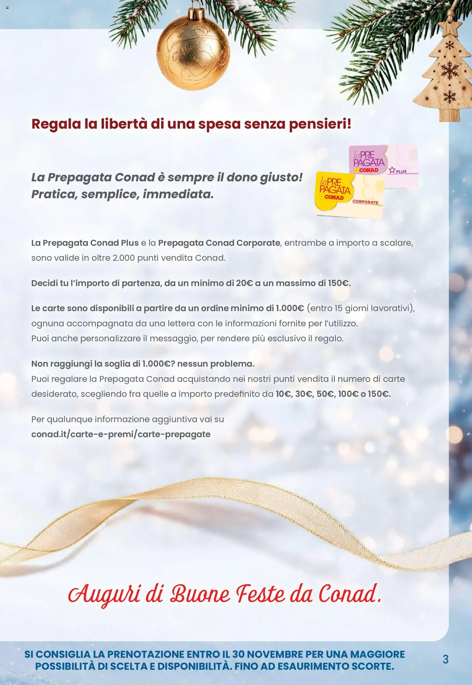 Anteprima dell'opuscolo Conad volantino Natale Lombardia dal negozio Conad valido da 26/10/2026