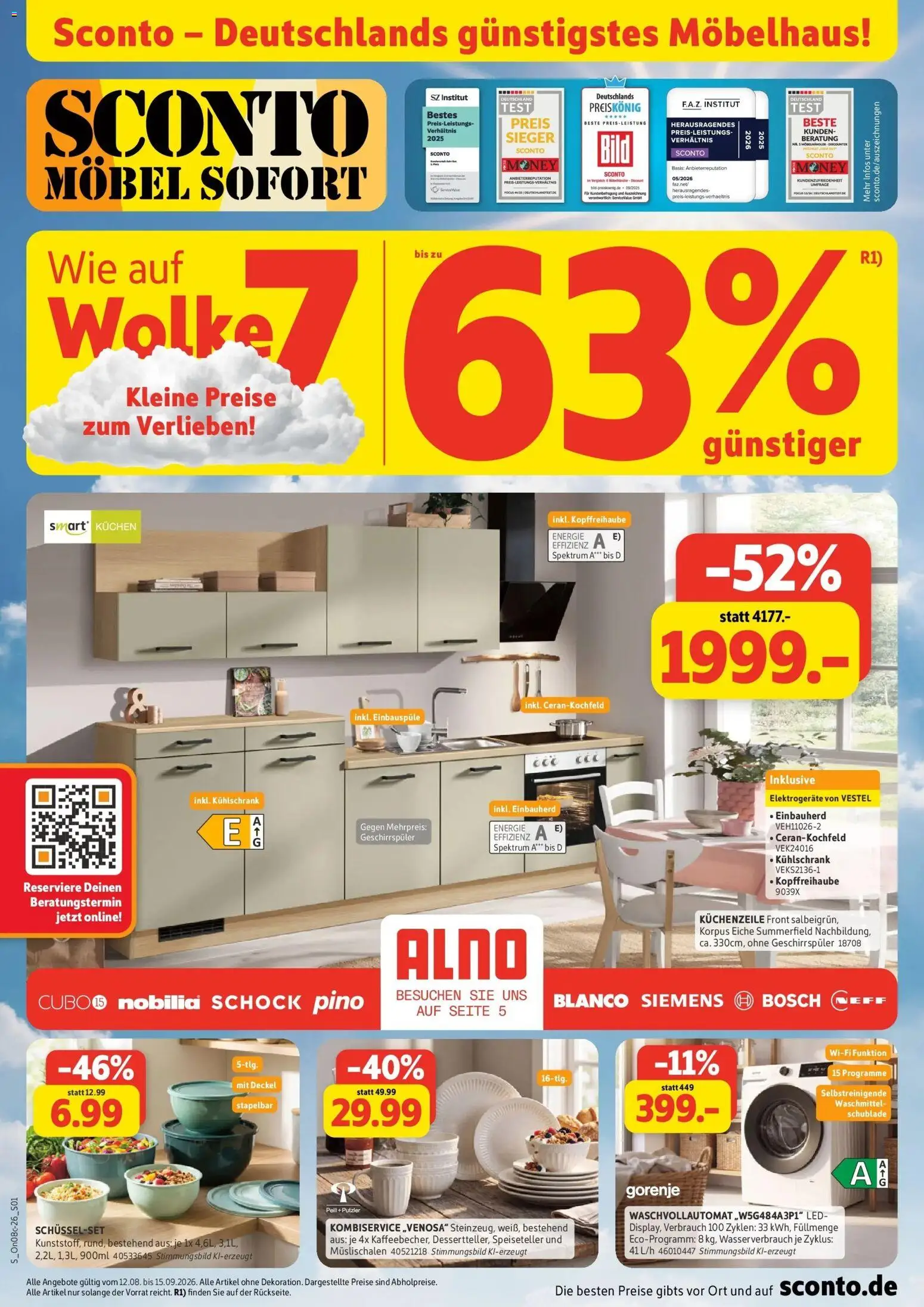 Vorschau von dem Prospekt des Geschäftes Sconto, gültig ab dem 12.08.2026