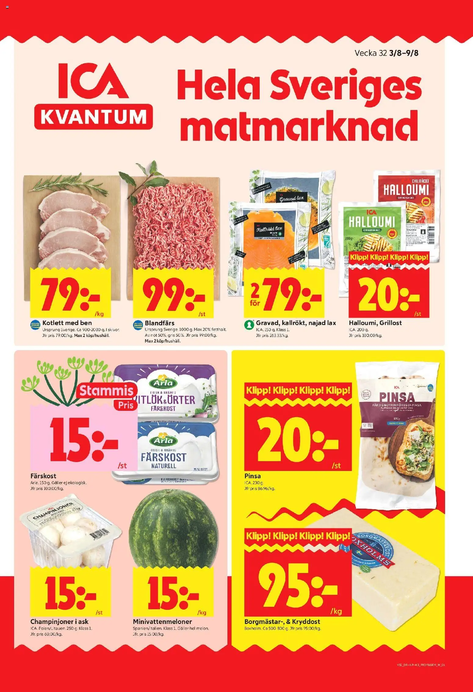 Förhandsgranska reklamblad ICA Kvantum erbjudanden från butik ICA Kvantum gäller från 03/08/2026