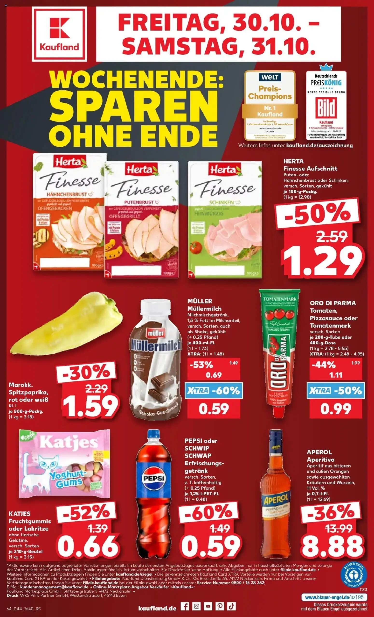 Vorschau von dem Prospekt des Geschäftes Kaufland, gültig ab dem 26.10.2026