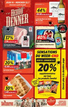 Vorschau des Merkblatts Denner aktionen FR vom Shop Denner gültig von 16.07.2026 bis 22.07.2026