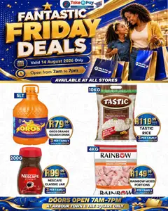 Preview of Take n Pay flyer valid from 14/08/2026