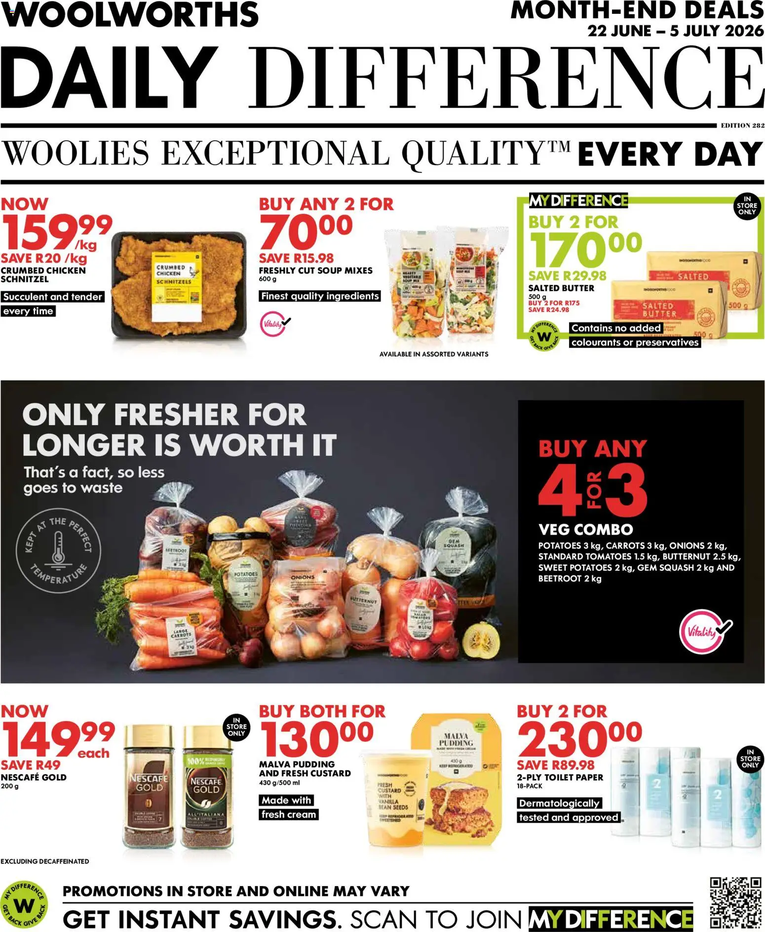 Preview of Woolworths flyer valid from 22/06/2026