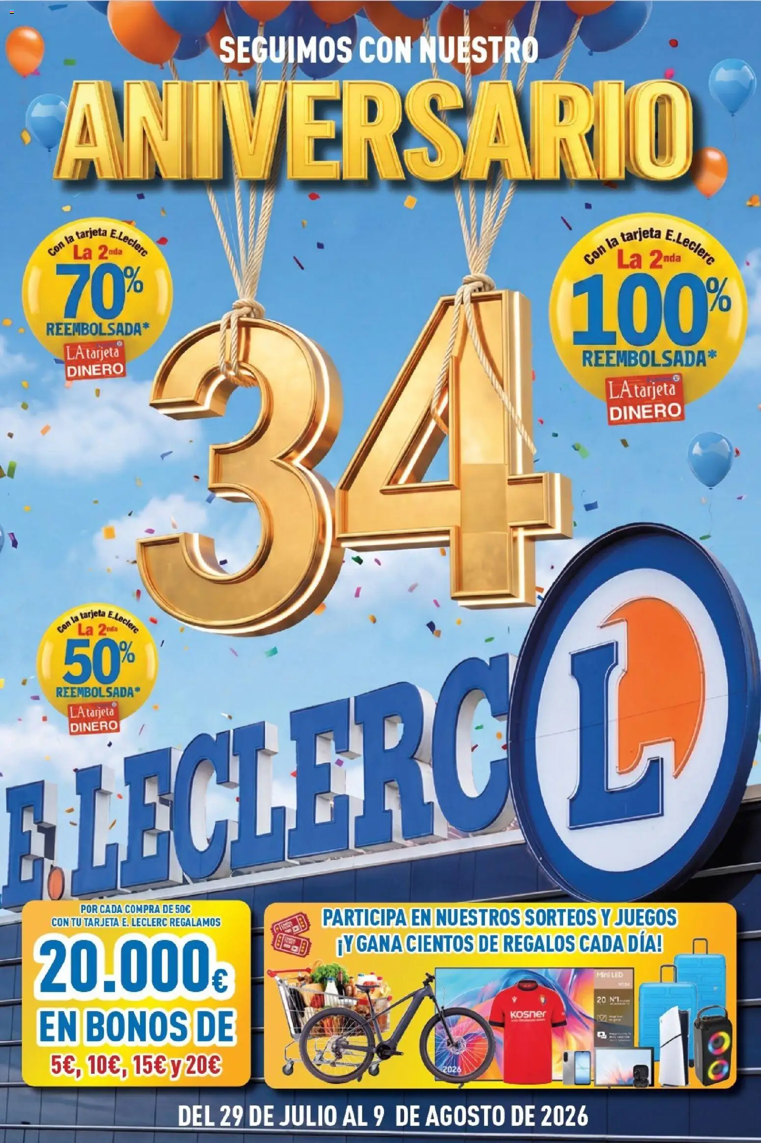 Vista previa del folleto de la tienda E.Leclerc válido desde el 29/07/2026 