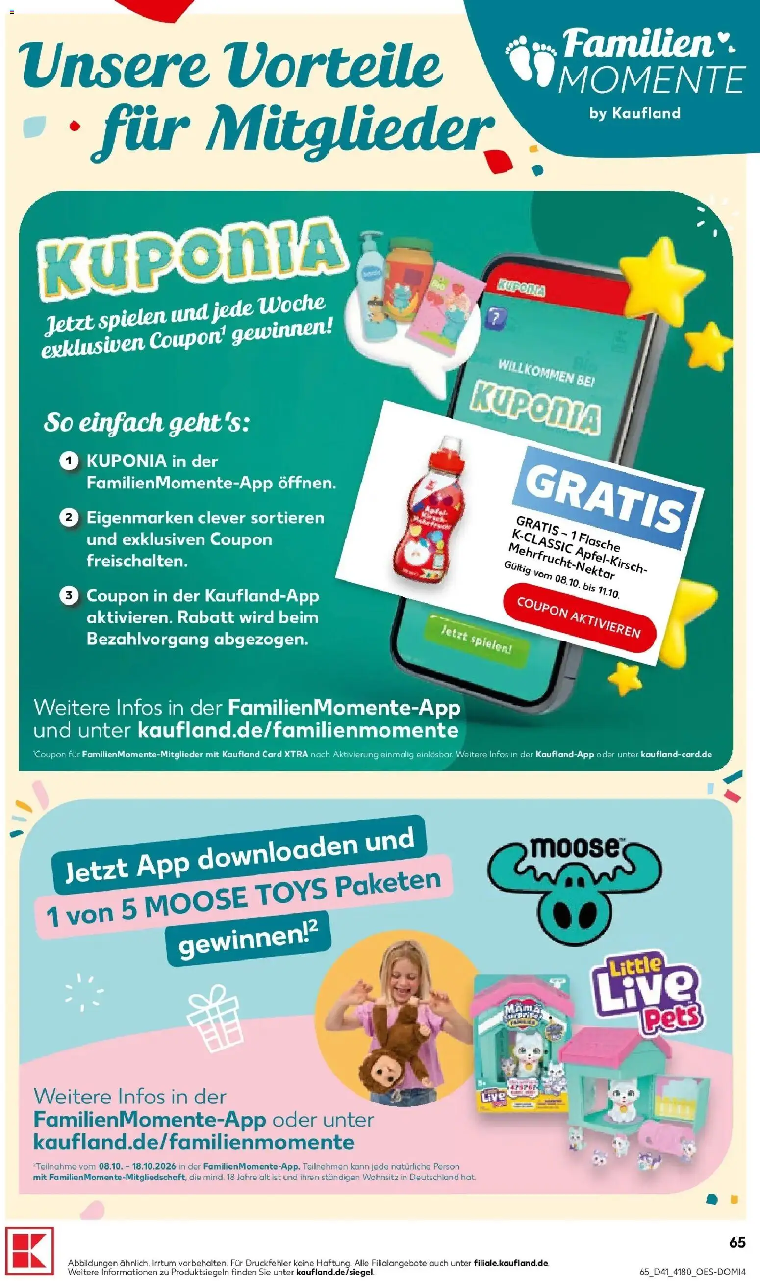 Vorschau von dem Prospekt des Geschäftes Kaufland, gültig ab dem 08.10.2026