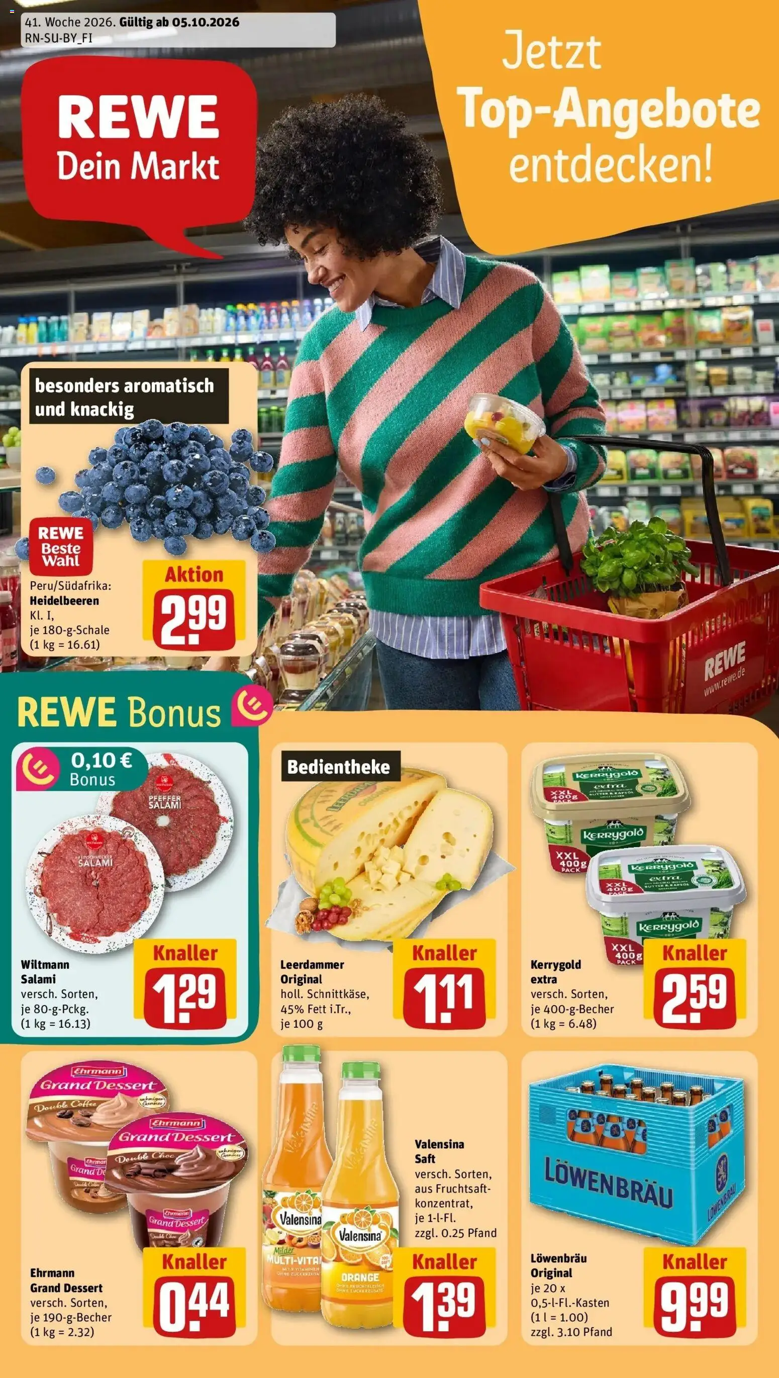 Vorschau von dem Prospekt des Geschäftes Rewe, gültig ab dem 05.10.2026