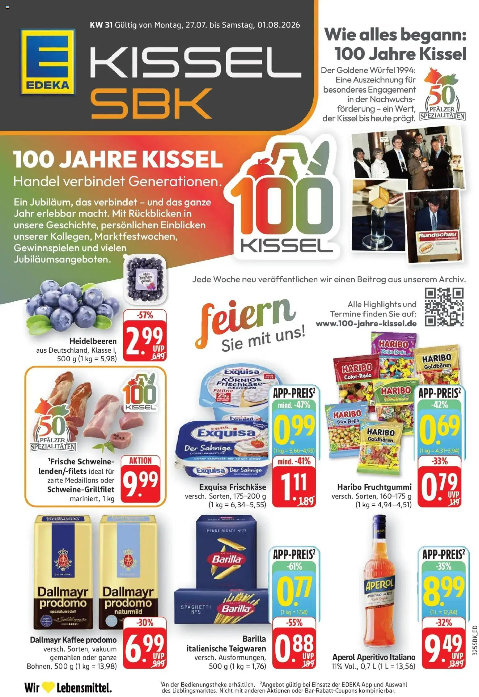 Vorschau von dem Prospekt des Geschäftes Edeka, gültig ab dem 27.07.2026