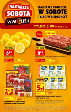 Pogląd gazetki "Biedronka gazetka - Najtańsza sobota" ze sklepu Biedronka ważnej od 05.09.2026