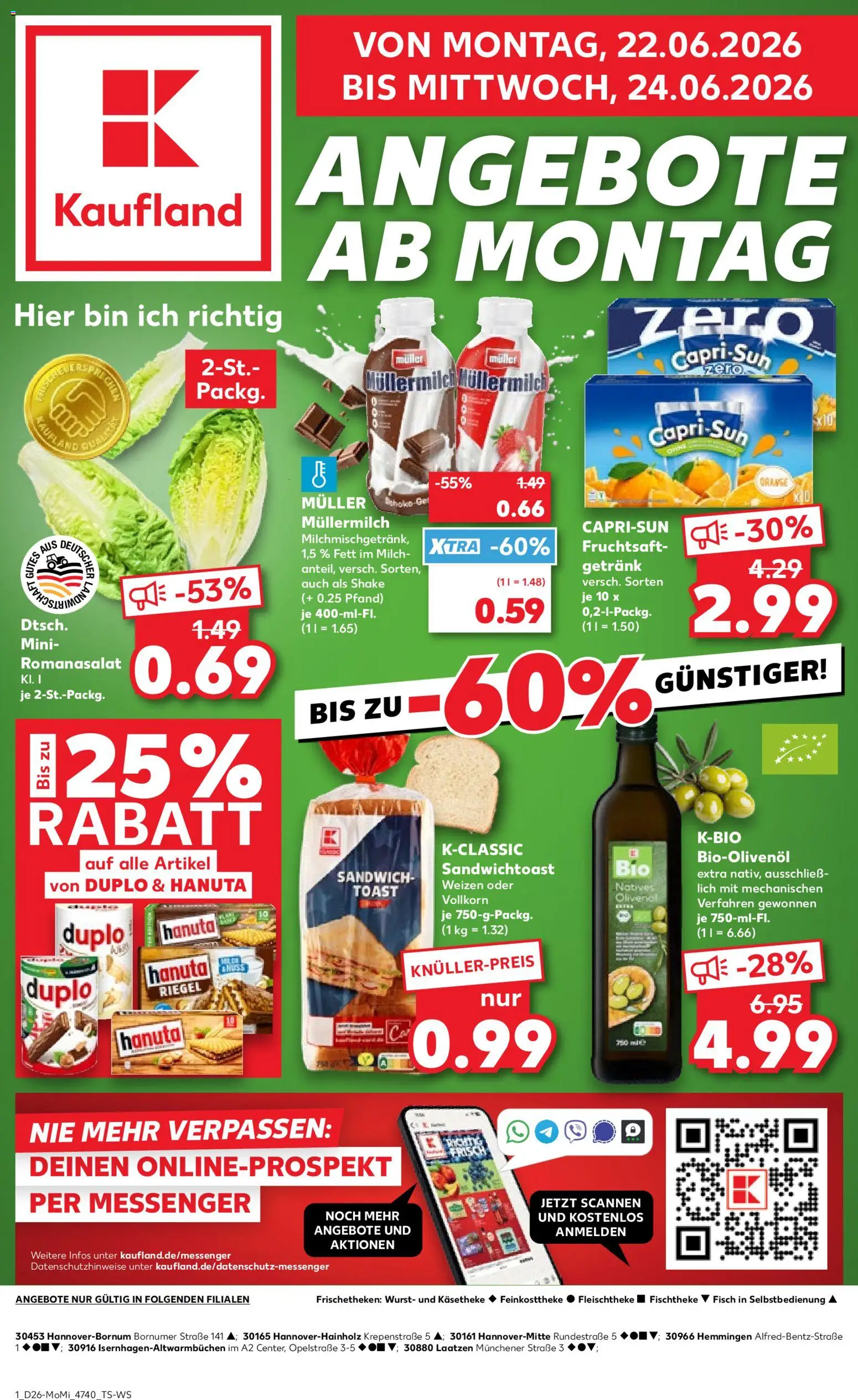Vorschau von dem Prospekt des Geschäftes Kaufland, gültig ab dem 22.06.2026