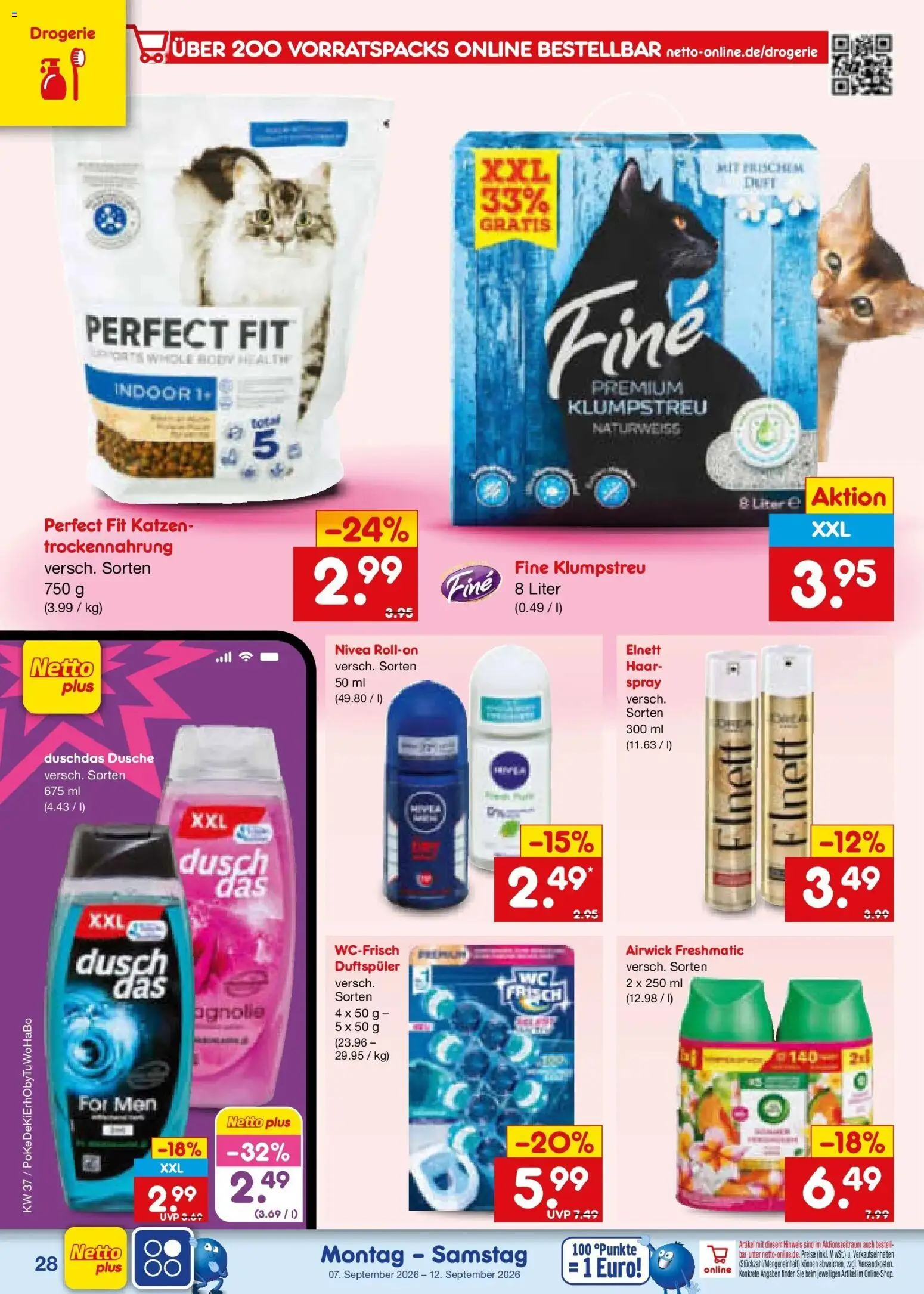Vorschau von dem Prospekt des Geschäftes Netto Marken-Discount, gültig ab dem 07.09.2026 - Dusche, Duft, Duschdas