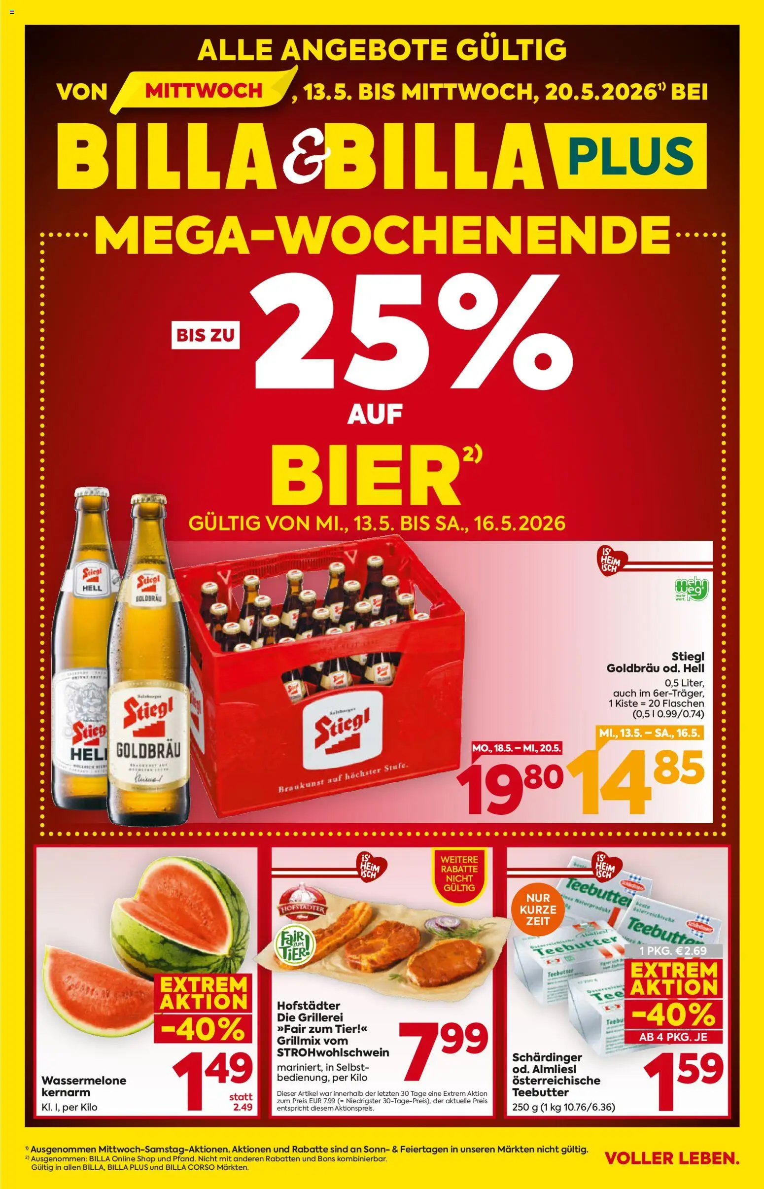 Vorschau der Angebote: Billa Billa Flugblatt - Salzburg gültig ab 13.05.2026