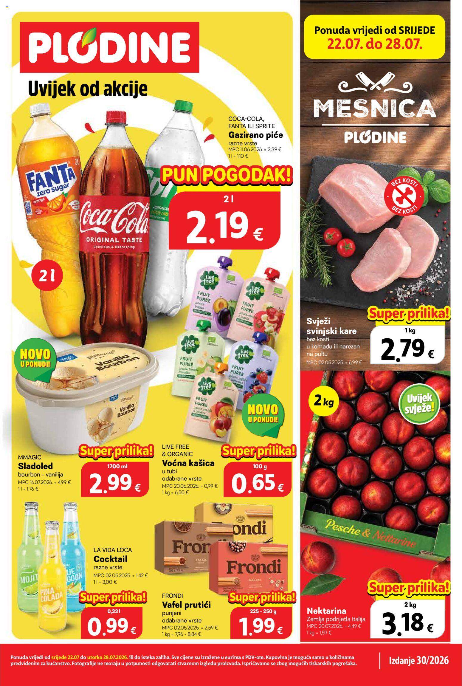 Novi Plodine katalog od 22.07.