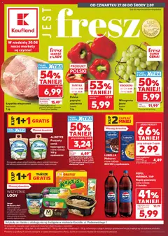 Náhled nabídky: Kaufland Polsko Kaufland Polsko leták - Jest fresz platný od 27.08.2026