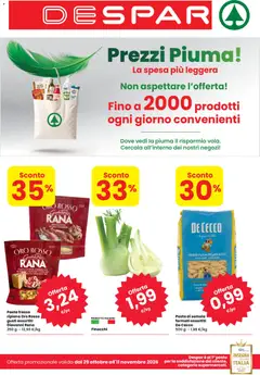 Anteprima dell'opuscolo Despar volantino Padova dal negozio Despar valido da 29/10/2026