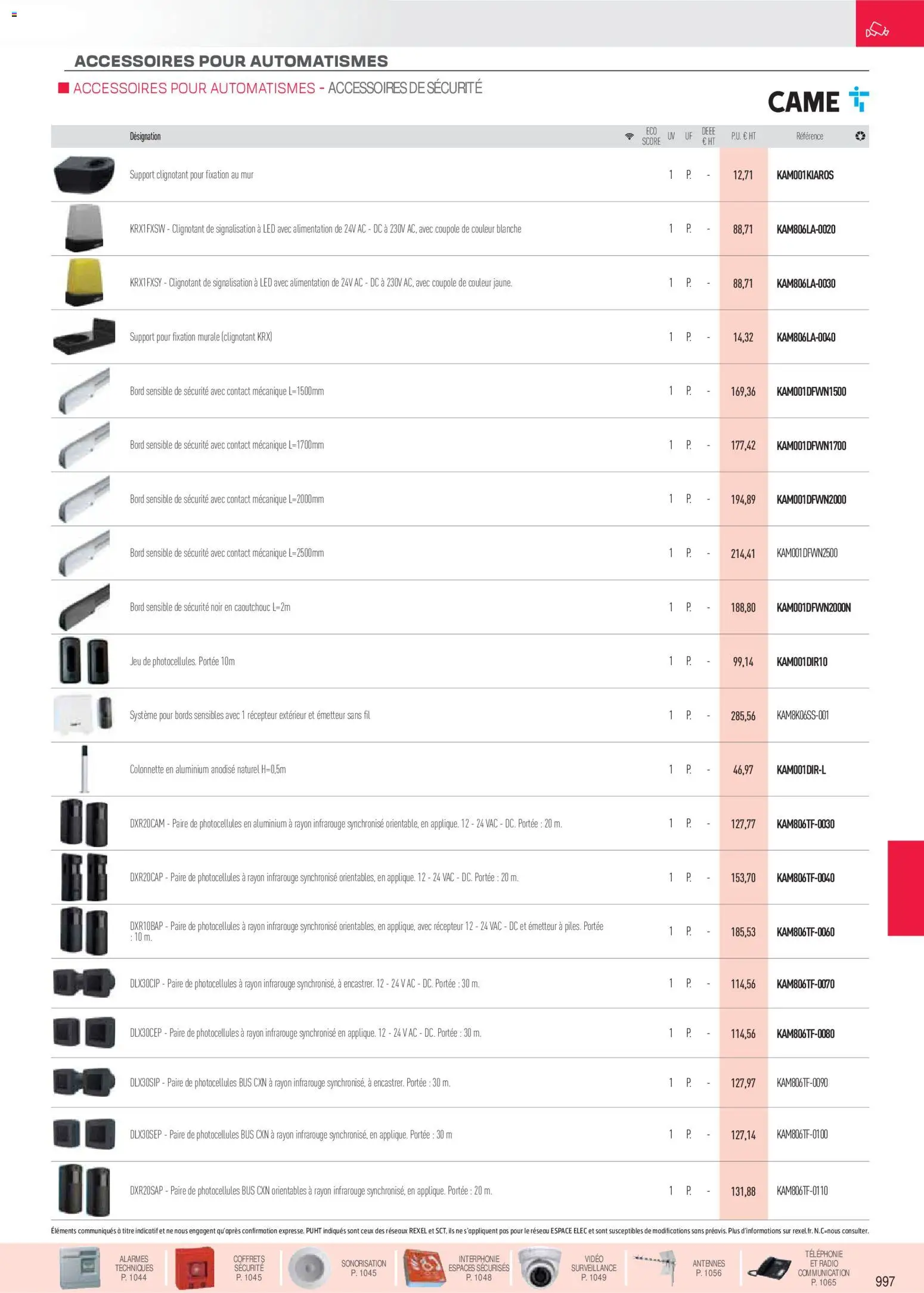 Prévisualisation de Brochure sécurité, communication du magasin Rexel formulaire valide 18/11/2025 - Vidéo, Radio, Alimentation
