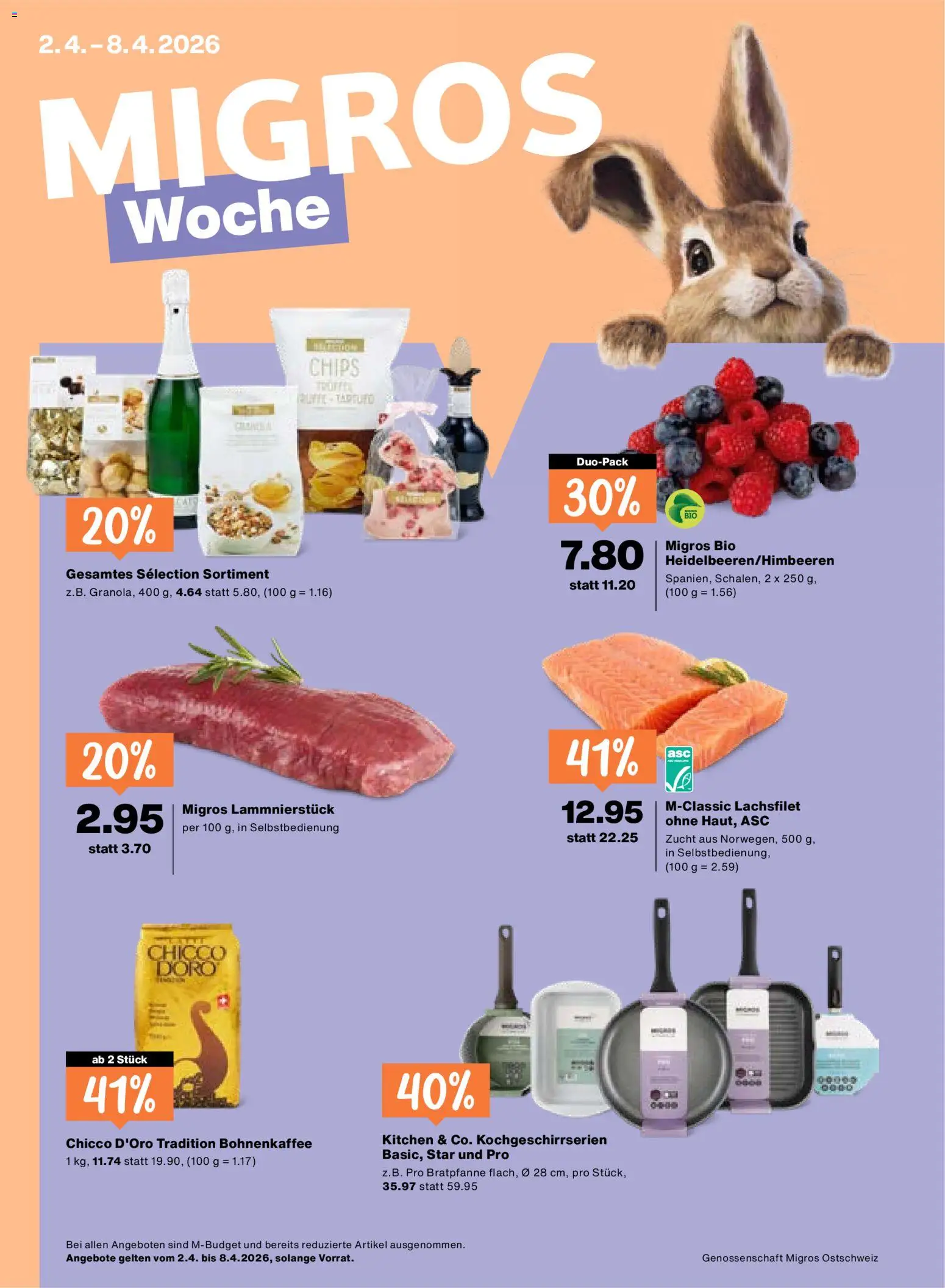 Vorschau des Merkblatts Migros aktionen vom Shop Migros gültig von 02.04.2026 bis 08.04.2026 - Chips