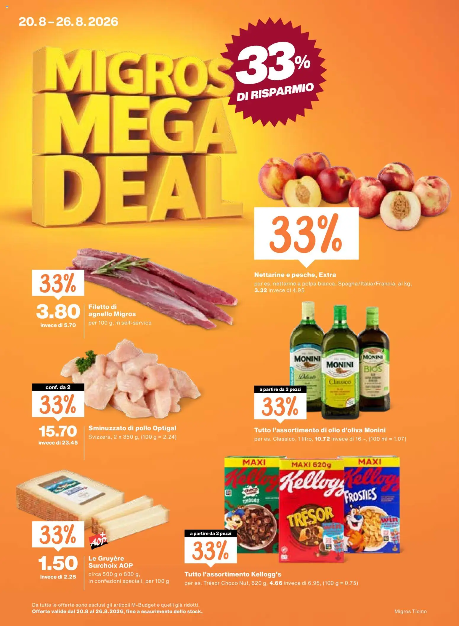 Vorschau des Merkblatts Migros aktionen IT vom Shop Migros gültig von 20.08.2026 bis 26.08.2026
