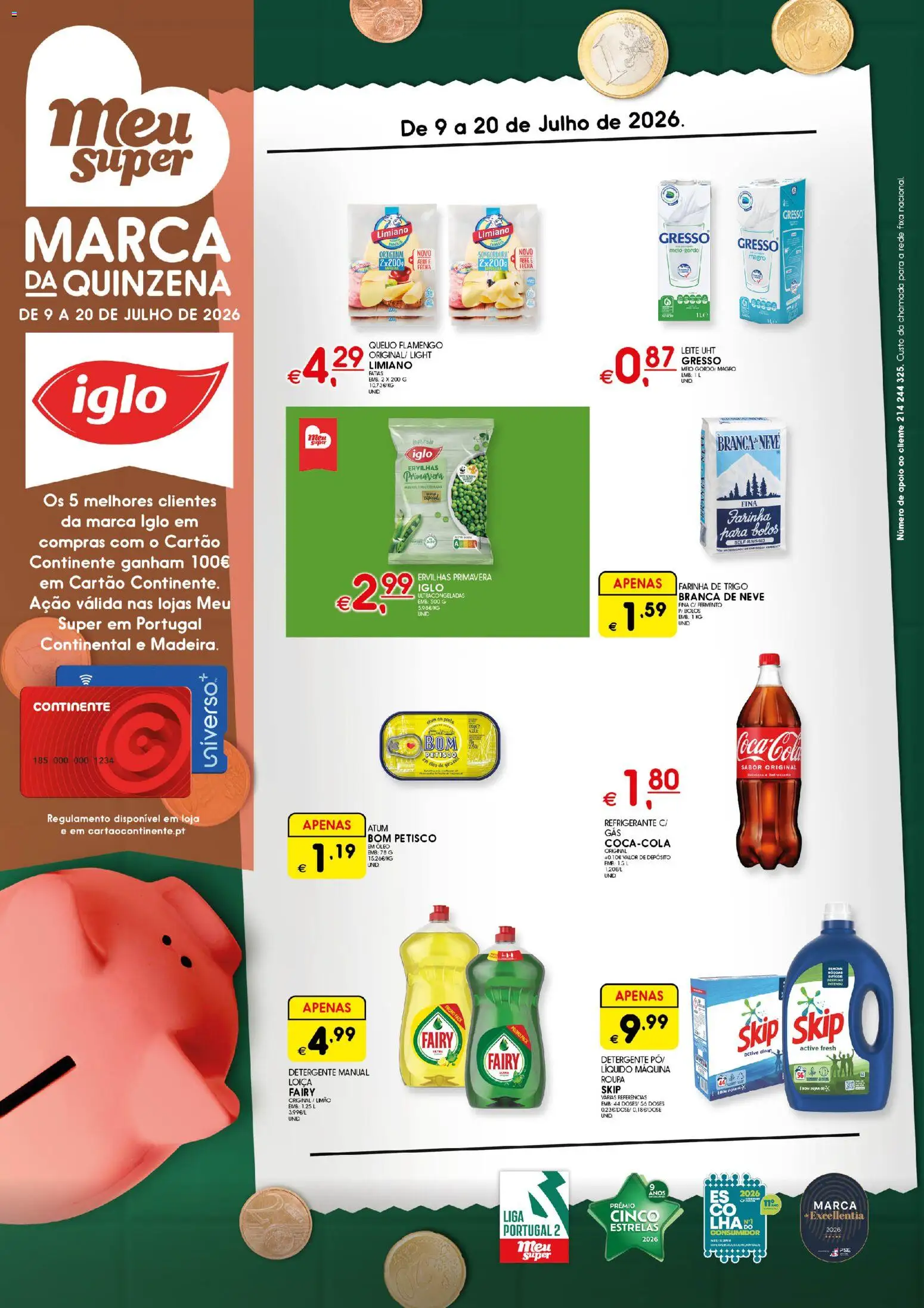 Pré-visualização do folheto da loja Meu Super válida a partir de 09/07/2026
