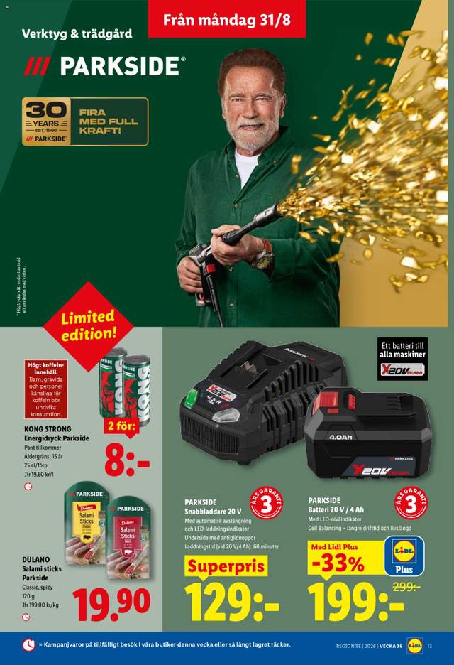 Nytt Lidl reklamblad från 31/08