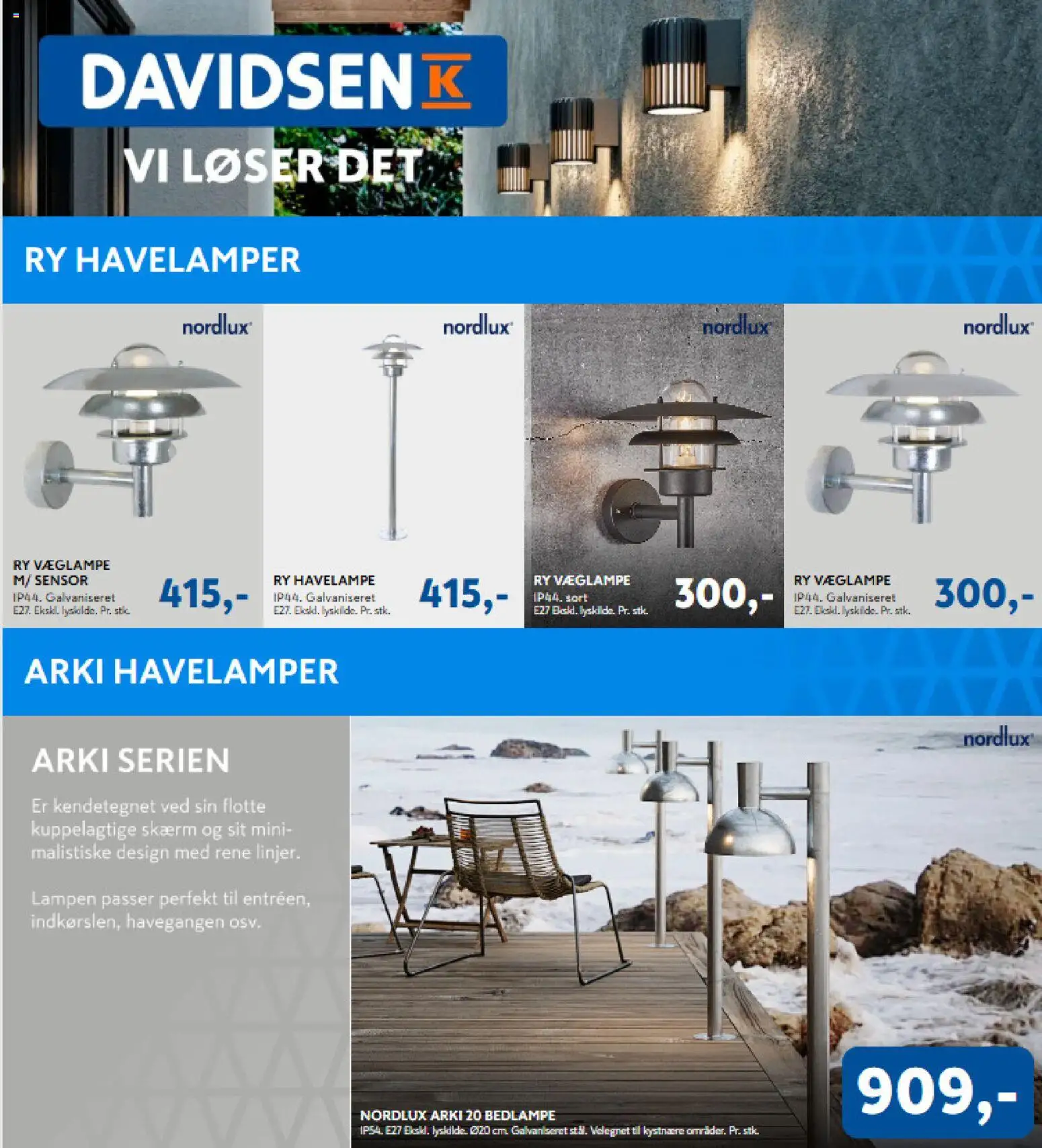 Eksempel på tilbudsavis Davidsen - Belysning til privatkunder fra butik Davidsen gyldig fra 16/09/2026
