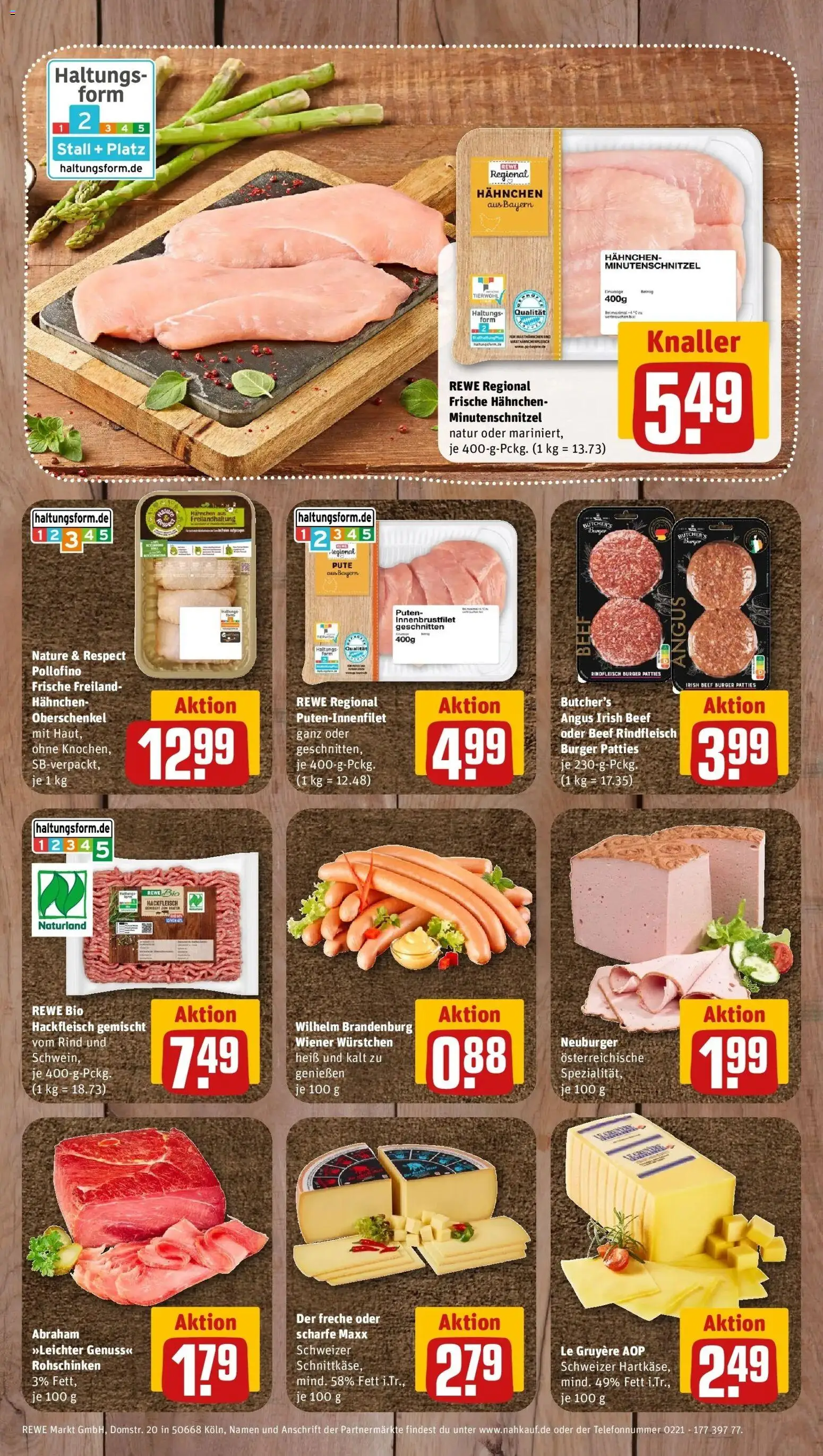 Vorschau von dem Prospekt des Geschäftes Rewe, gültig ab dem 26.10.2026