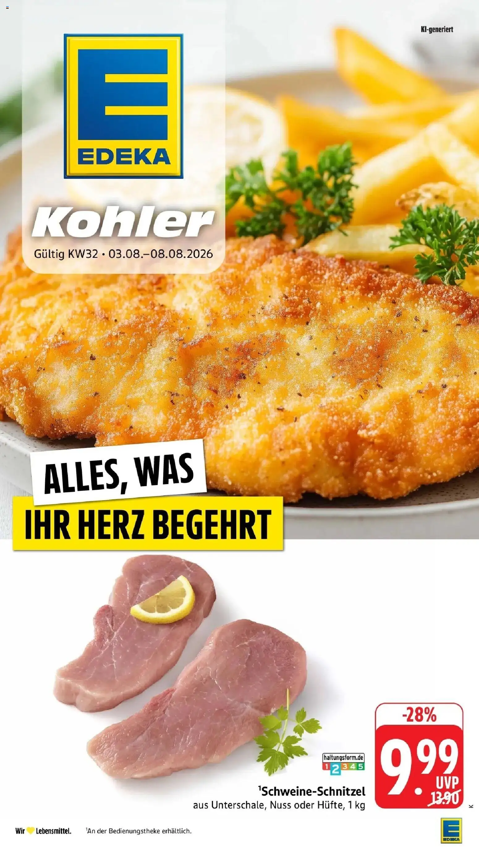 Vorschau von dem Prospekt des Geschäftes Edeka, gültig ab dem 03.08.2026