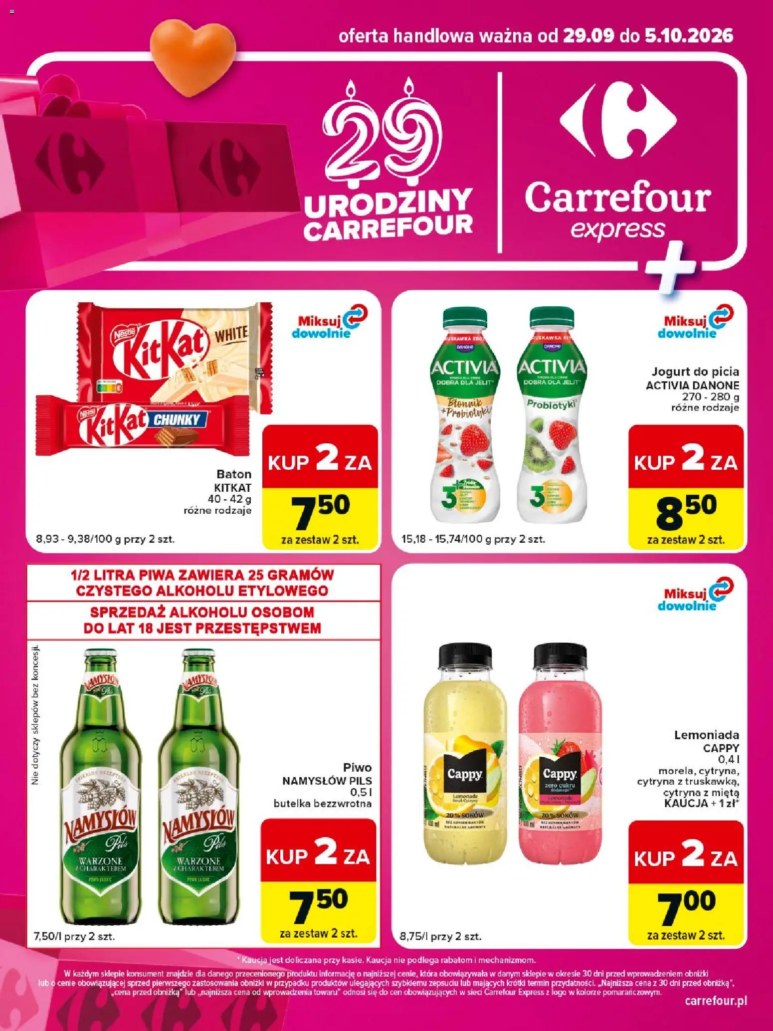 Pogląd gazetki "Carrefour gazetka - Express II" ze sklepu Carrefour ważnej od 29.09.2026