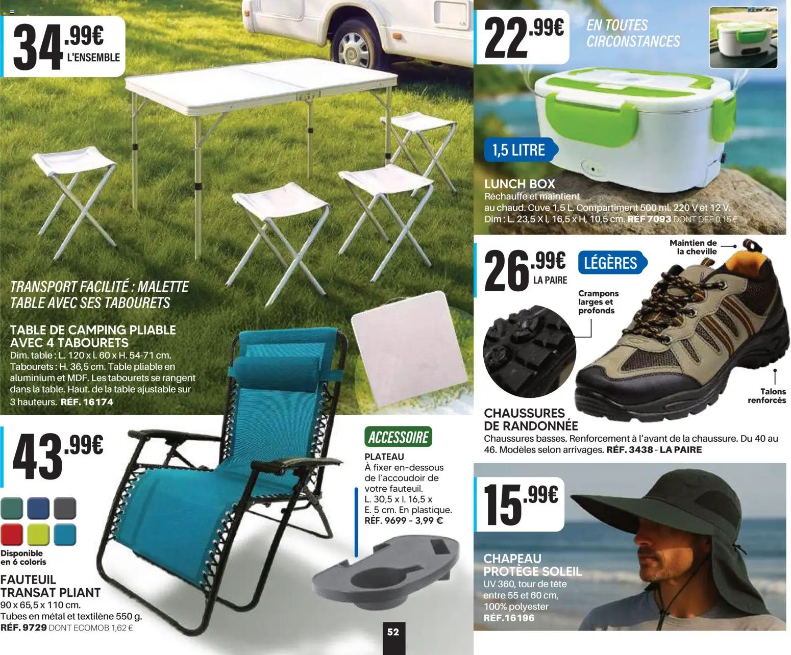 Prévisualisation de Shopix Catalogue Autome-Hiver 2026/2027 du magasin Shopix formulaire valide 01/09/2026 - Camping, Chaussures, Fauteuil, Transat, Table, Chapeau, Plateau, Chaussures de randonnée