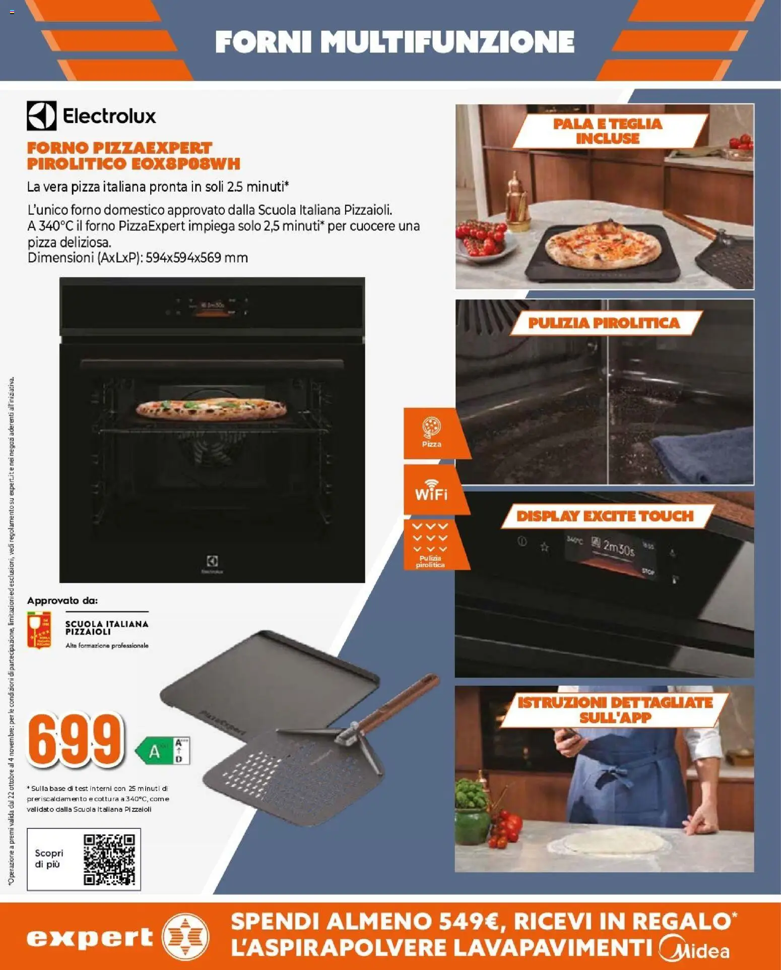 Anteprima dell'opuscolo Expert volantino Cucina perfetta dal negozio Expert valido da 22/10/2026 - Pizza, Forno, Il forno, Teglia