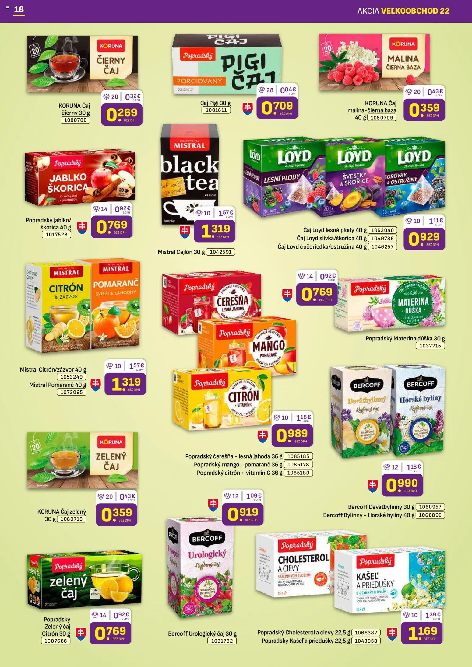 Náhľad Libex letáku platného od 02.11.2026 - Mango, Čaj, Zelený čaj, Zázvor, Lesné plody