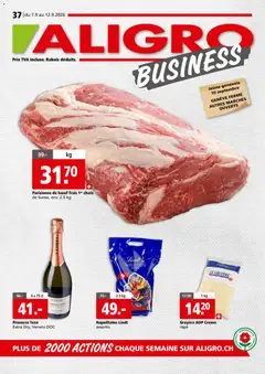 Vorschau des Merkblatts Aligro aktionen Business Chavannes, Matran, Genève, Sion vom Shop Aligro gültig von 07.09.2026 bis 12.09.2026