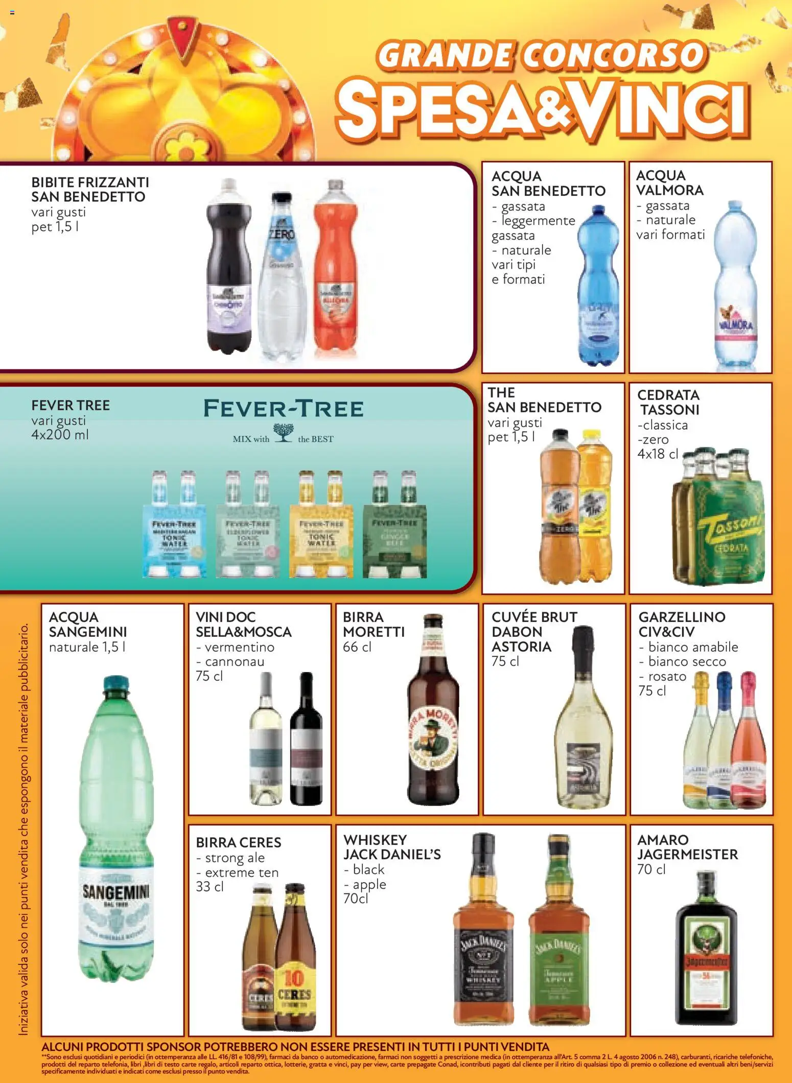 Anteprima dell'opuscolo Conad volantino Margherita Lombardia dal negozio Conad valido da 21/10/2026 - The, Birra, Libri, Ceres, Amaro, Bibite, Jägermeister, Jack Daniel’s