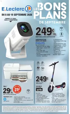 Prévisualisation de E.Leclerc Bons plans de septembre du magasin E.Leclerc formulaire valide 08/09/2026