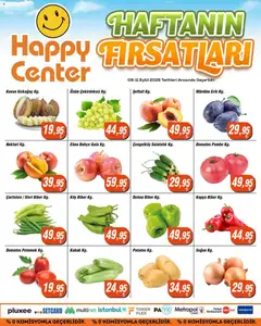 Happy Center Happy Center - Manav 08.09.2026 - Broşürünün önizlemesi