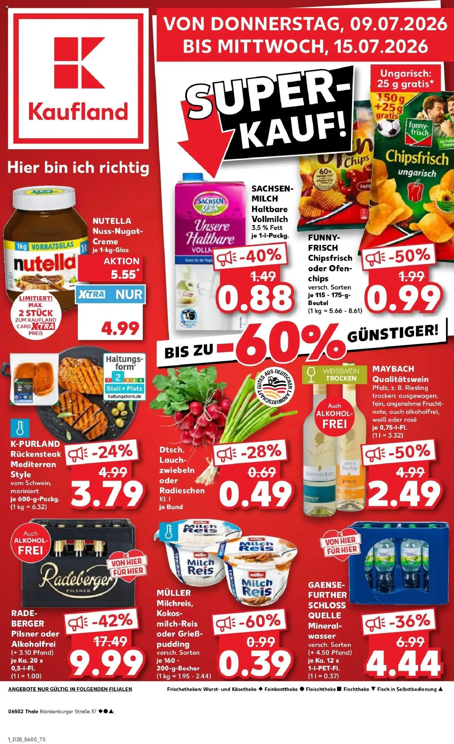 Vorschau von dem Prospekt des Geschäftes Kaufland, gültig ab dem 09.07.2026