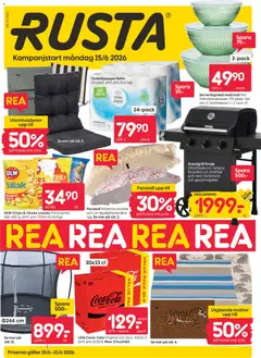 Förhandsgranska reklamblad Rusta erbjudanden från butik Rusta gäller från 15/06/2026