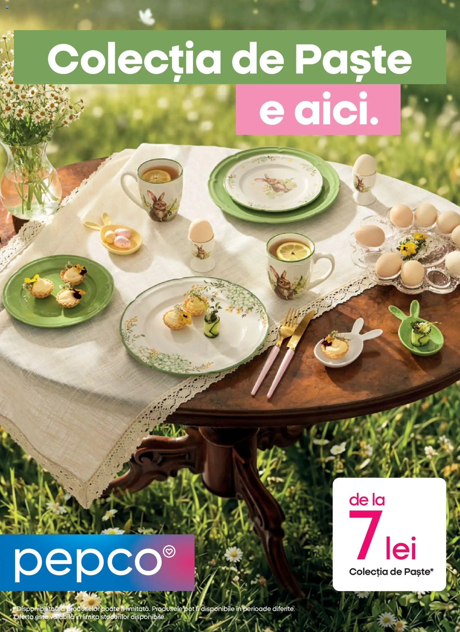 Previzualizarea de cataloage: Pepco Pepco Catalog Deschidere magazin Afumați valabil de la 09.04.2026 - Paste