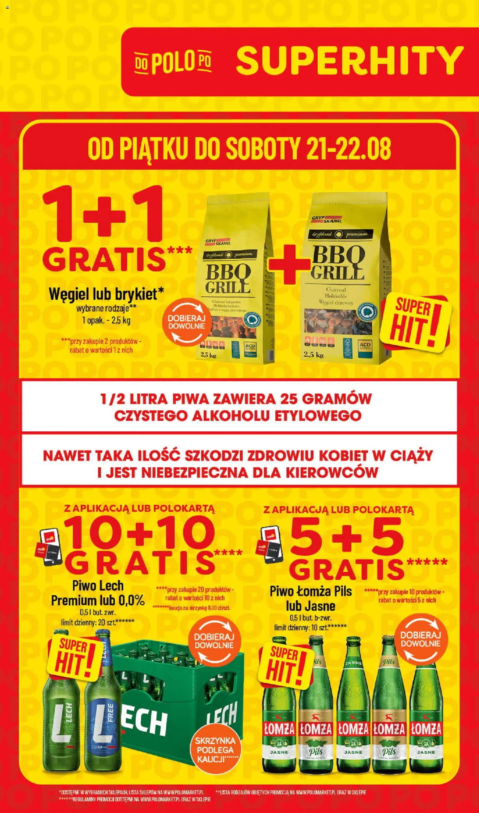 Pogląd gazetki "POLOmarket gazetka - Super Hity" ze sklepu POLOmarket ważnej od 21.08.2026