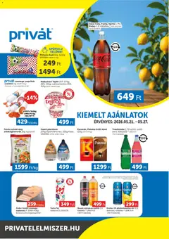 PRIVÁT - PRIVÁT Déli vármegyék megtekintése, amely érvényes 2026.05.21.-től