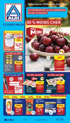 Prévisualisation de Aldi Folder de la semaine 27 du magasin Aldi formulaire valide 29/06/2026